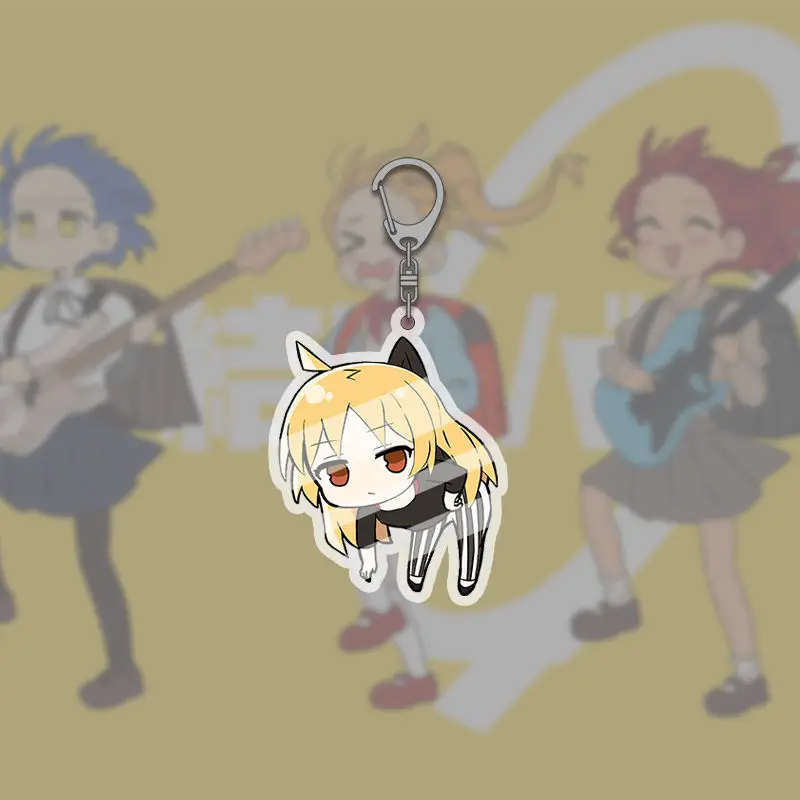 Charming BOCCHI THE ROCK Acrylic Keychain Keyring Strap