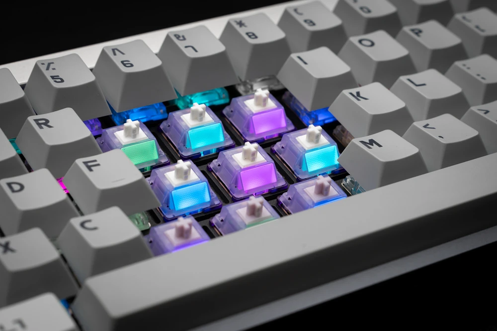 teclado mecânico, MX Stem, banhado a ouro, 5Pin, primavera, 48g, 60g