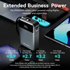 Vention 65W Portable Power Bank 20000mAh PD Fast Charging with Built-in USB Type-C Cable for Laptops iPhone 16 15 14 13 Pro Max 6