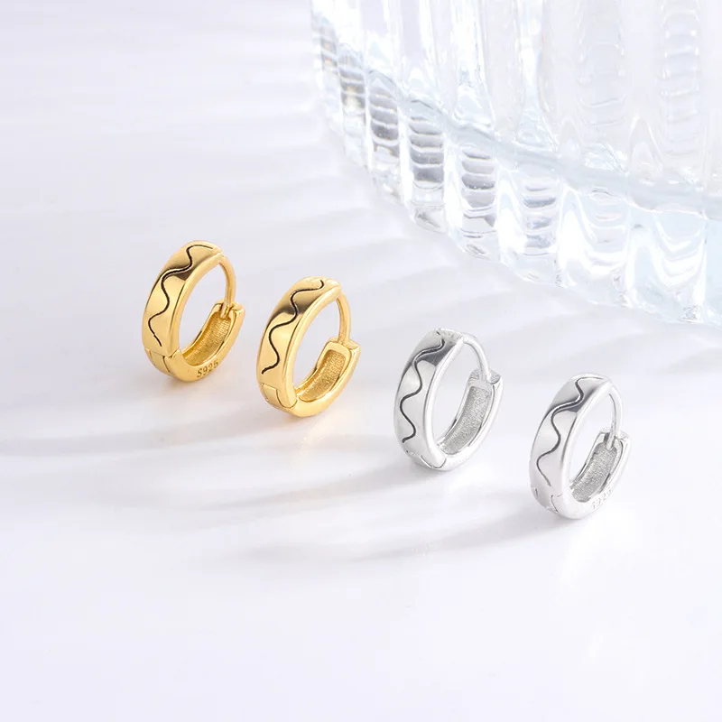 

Женские и мужские серьги из серебра 2023 пробы, с широким циферблатом