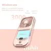 3000mAh Battery Powered Mini Portable Outdoor Handheld Fan Neck Fan USB Rechargeable 180° Folding Wireless Desktop Air Cooling 5