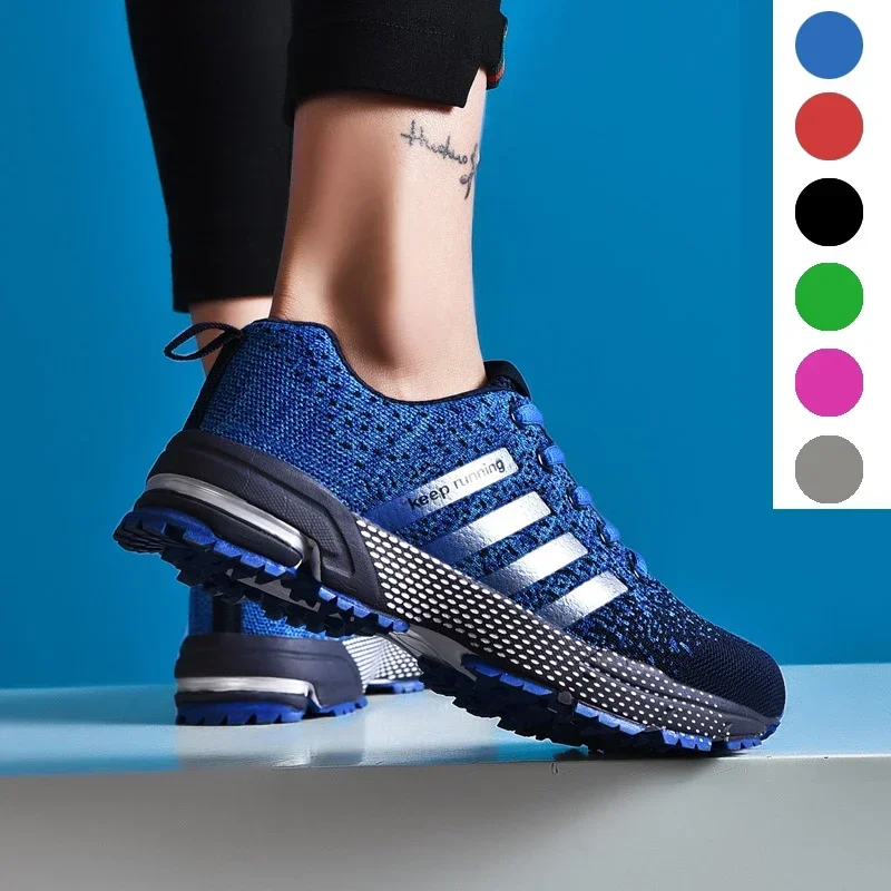 Men's Sneakers Men Shoes Comfortable Non-Slip Stable Shock Absorption Light Couple Shoes and Mesh Breathable Casual Basket Homme