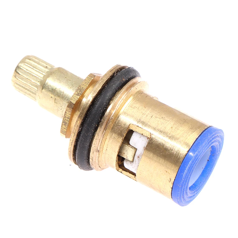 Replacement Tap Valves Brass Ceramic Disc Cartridge Inner Faucet Valve for Bathroom Clockwise or Anti-clockwise Universal 1PC
