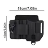 Tool Pocket PU Multifunctional Storage Wear Resistant Durable Retro Outdoor Sports Pocket Tool Leather Case Flashlight Cover 4