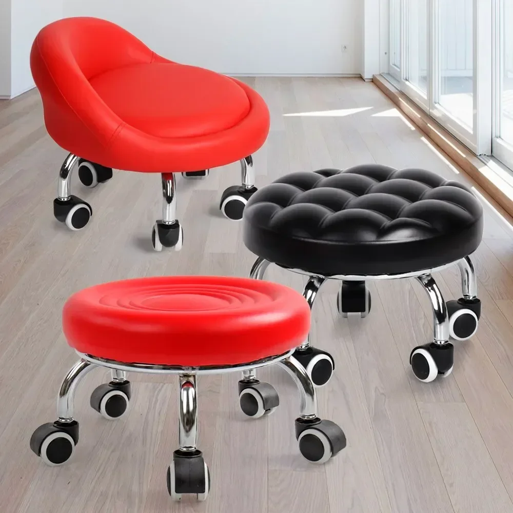 Stool Pulleys Car Washing Housework Movable Seating Mobile Farming Chair Wheel Chair folding stool foot stool