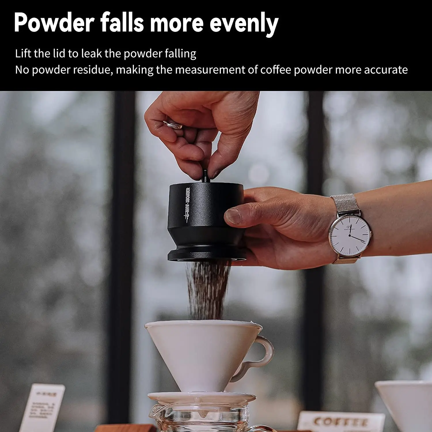 Imbuto Dosatore Per Caffè 58 Mm Con Magnete – Anello Di Dosaggio In Alluminio, 2 Pezzi, Per Portafiltro