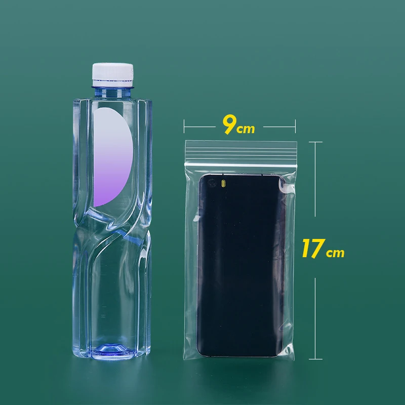 Sacchetti Richiudibili Alimenti 100 Sacchetti Richiudibili,Sacchetto Di Plastica Con Cerniera,Buste Buste In Plastica Con Chiusura - Foto 4