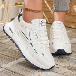Chic and Comfortable Women's Round - Toe Casual Shoes - Perfect for Spring and Autumn (Blue)