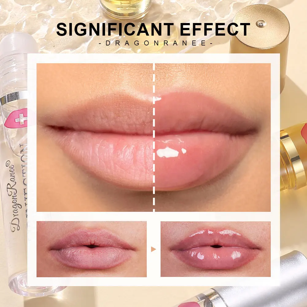 Honey Lip Volumising Enhancer Plumper Oil Reduces Fine Lines Moisturizing Remove Dark Skin Delicate Lip Care Serum Lip Cosmetic 6