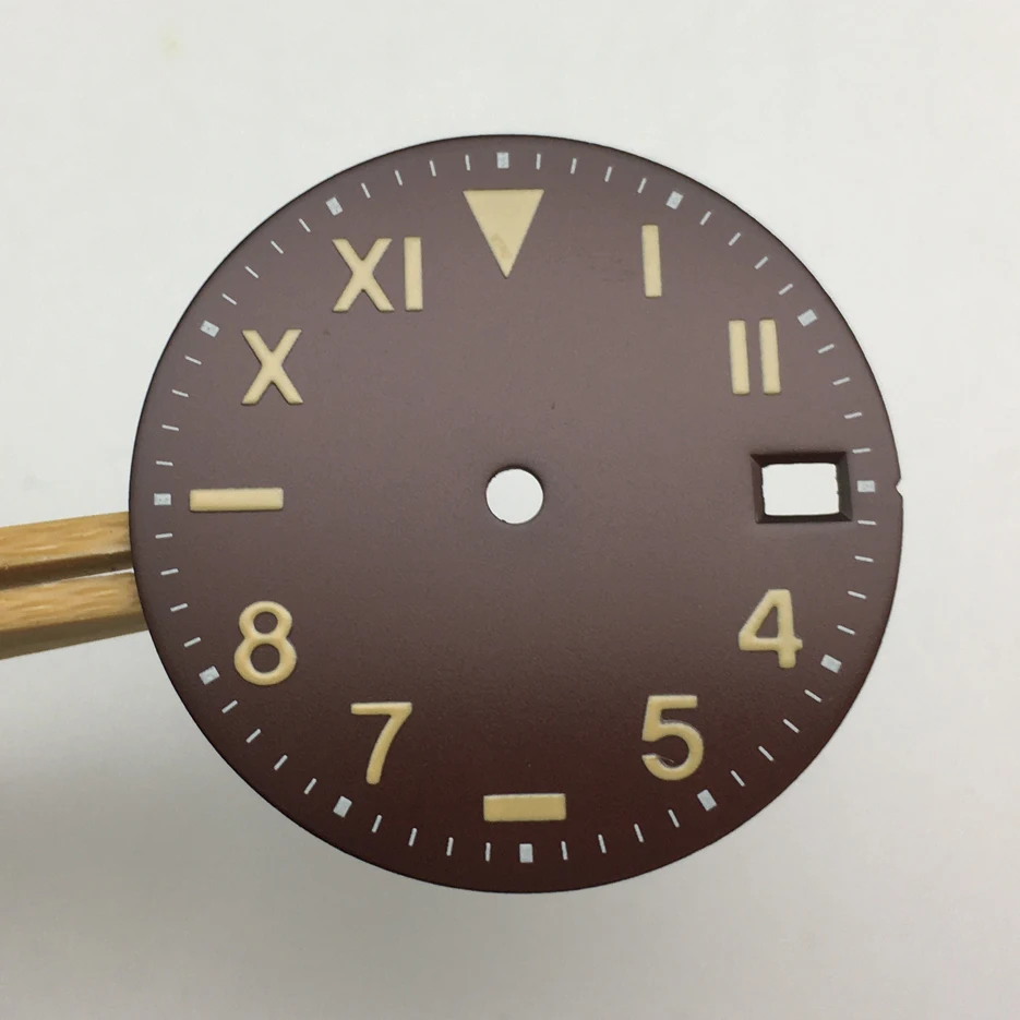 

No Logo 28.5mm Watch Dial Replacement, Modified Dial, Luminous Face, for For NH35A Movement BC4 Men Watch Accessories