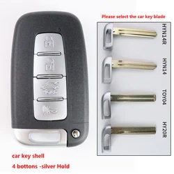 Premium Car Key Case Shell Housing for Kia and Hyundai Vehicles (TOY04  Blade)