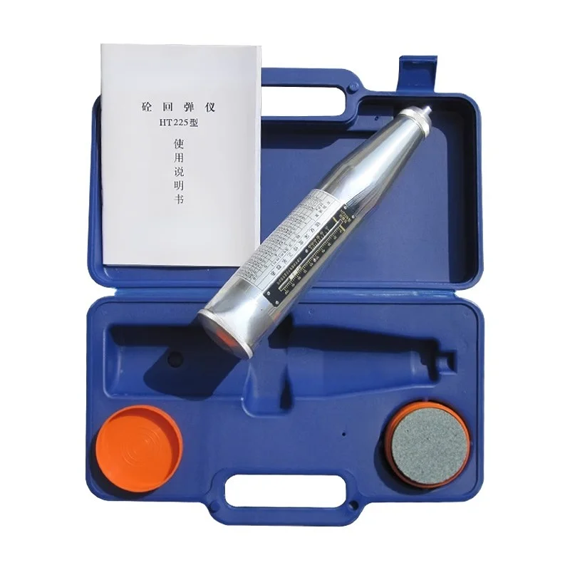 

Rebound Test Hammer (Blue Instrument Case) Resiliometer Concrete Portable Schmidt Hammer Testing Equipment HT-225B
