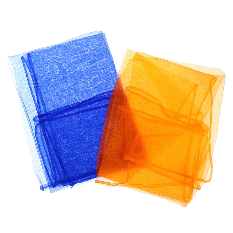 6pcsColored Sensory scarves rainbow Gauze baby juggling dance gymnastics ballet 4