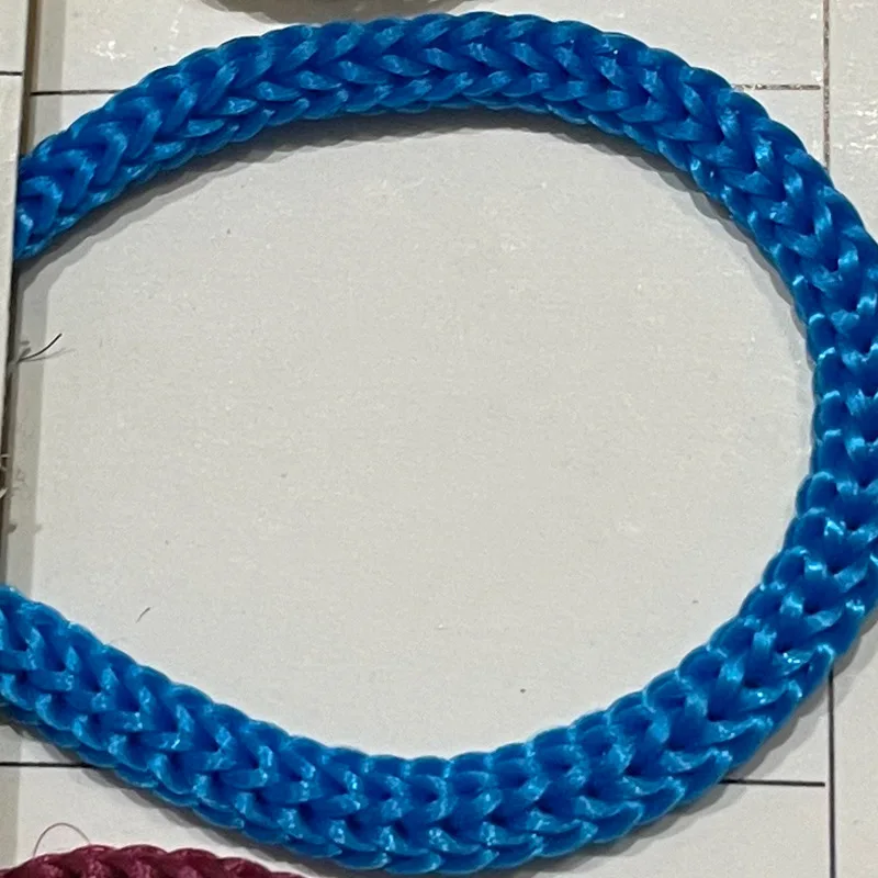 Vibrant 4mm Nylon Crochet Cord for Hand-Woven Macrame and Bracelets – Multiple Length Options