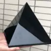 Natural Black Obsidian Energy Healing Tower Quartz Crystal Chakra Stone Pyramid 3