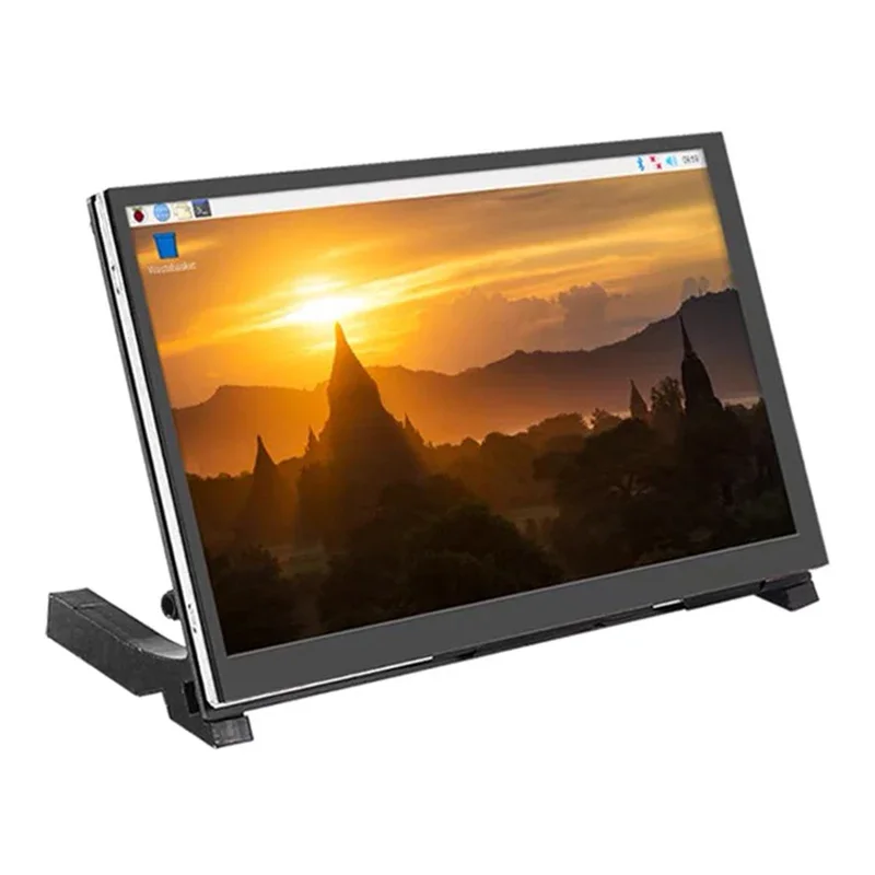   5B 7 ġ IPS ġ ũ, 1024x600 HD LCD  ÷ , RPI 4 3B   PC  AIDA64 