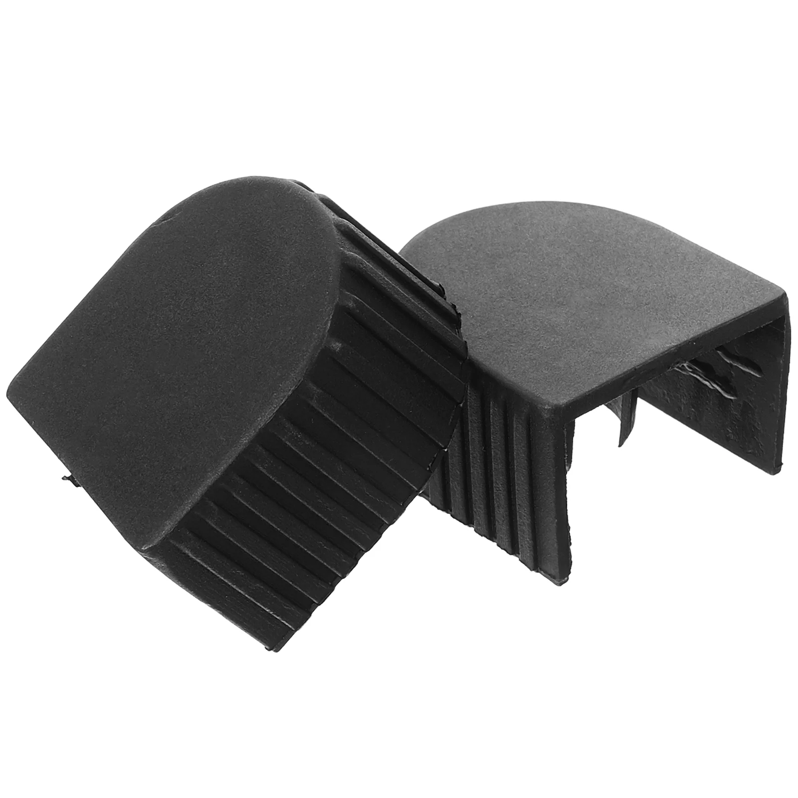 2 Pcs Telescopic Ladder Top Cover Aluminum Alloy Thickened Safety Plastic Caps Extension Home Gardening Protector End Cover