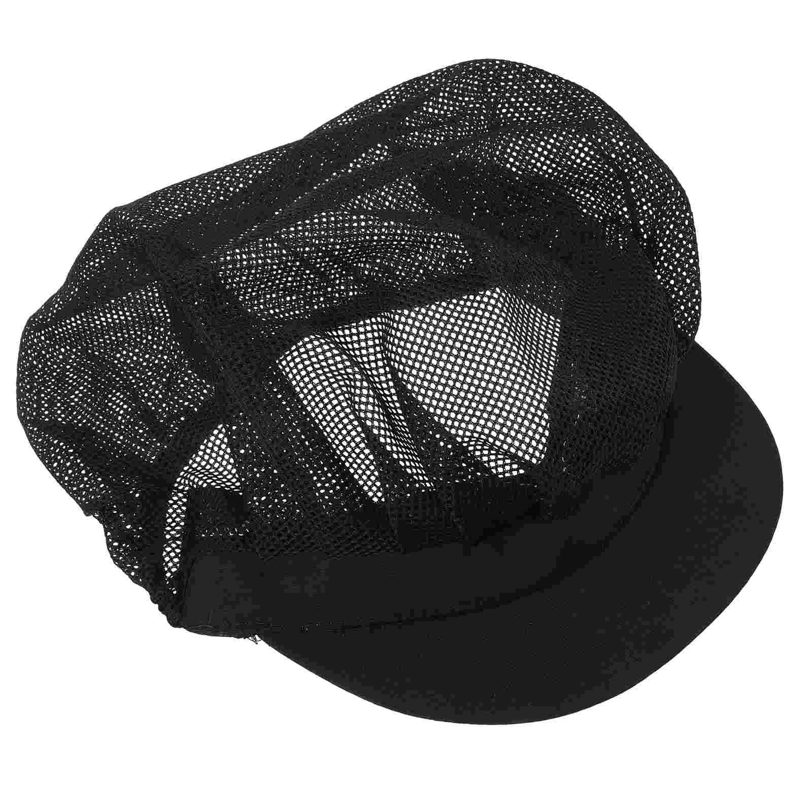 Chef Hat Adjustable Elastic Breathable Mesh Work Cap Beanie for Kitchen Working chef uniforms chef apron hat set