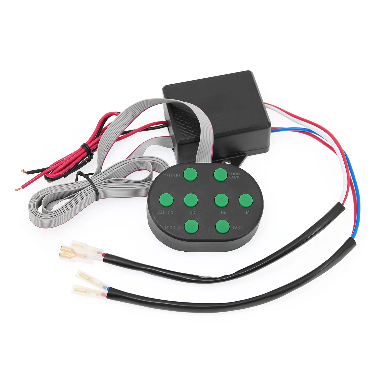 Car Accessories 8 Sound Musical Air Horn Controller Electronic Control Unit Signal Regulator Monitor 12V-24V