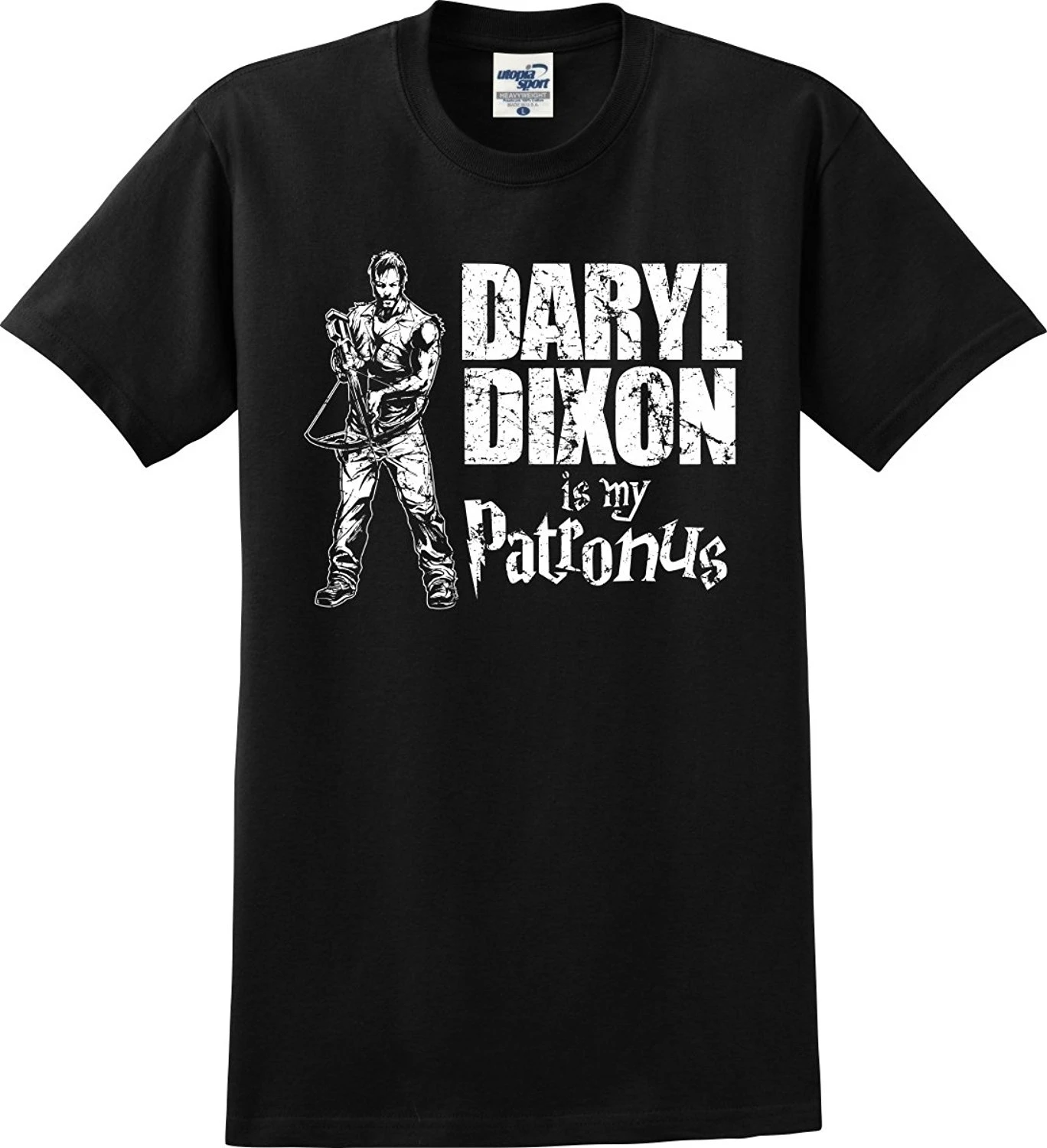 

Men T Shirt Daryl Dixon Is My Patronus Walking Dead Parody S-3X Funny T-Shirt Novelty Tshirt Women