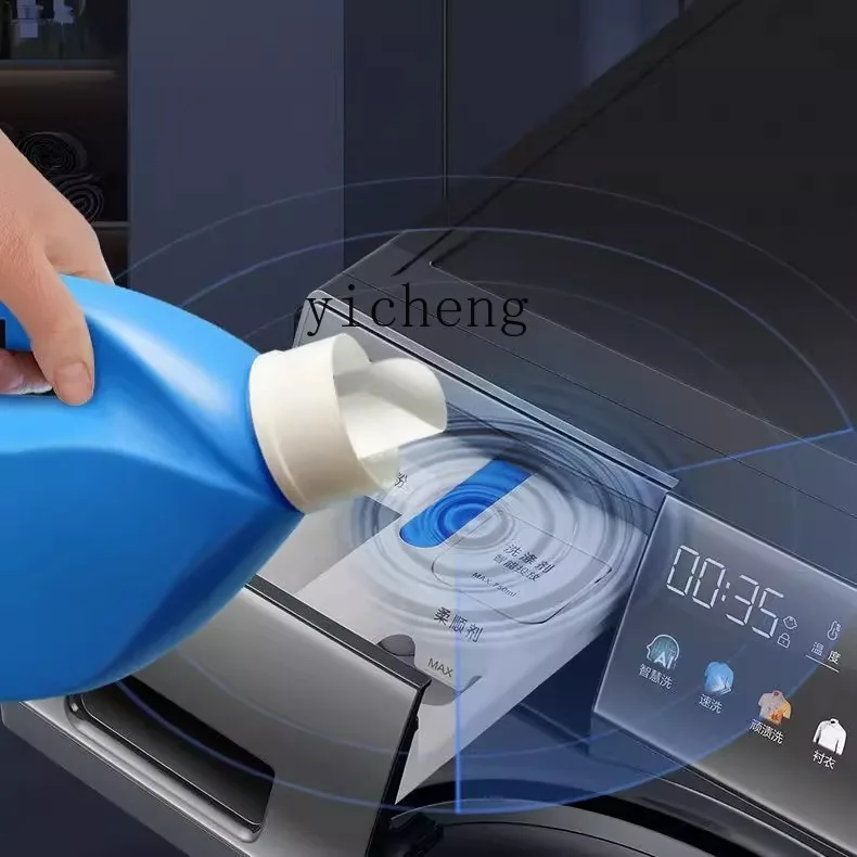 XL drum washing machine fully automatic 10kg frequency conversion washing and drying integrated 3
