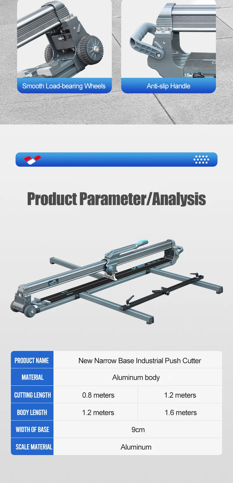 Hochpräziser Manueller Fliesenschneider mit Infrarot-Laserpositionierung Bodenschneider Schiebemesser Professionelles Handwerkzeug zum Fliesenschneiden – Detail 10
