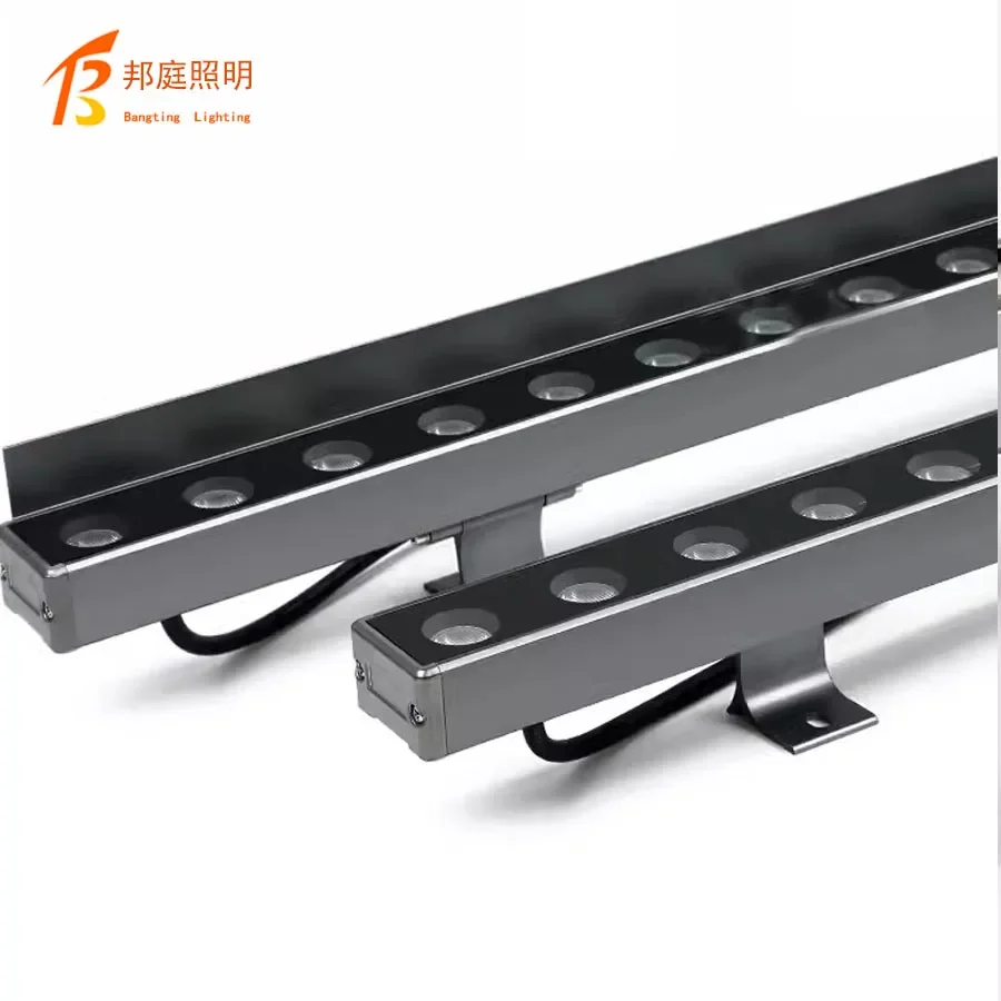 Aluminum housing color changing 12W 18W 24W 36W outdoor light dmx RGB linear LED wall washer