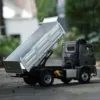 In Stock 1/14 Kabolite 5701 4x4 Remote Control Dumper Tipper RTR RC Dump Truck Sound Light System Lead Screw Gifts Toys Model 4