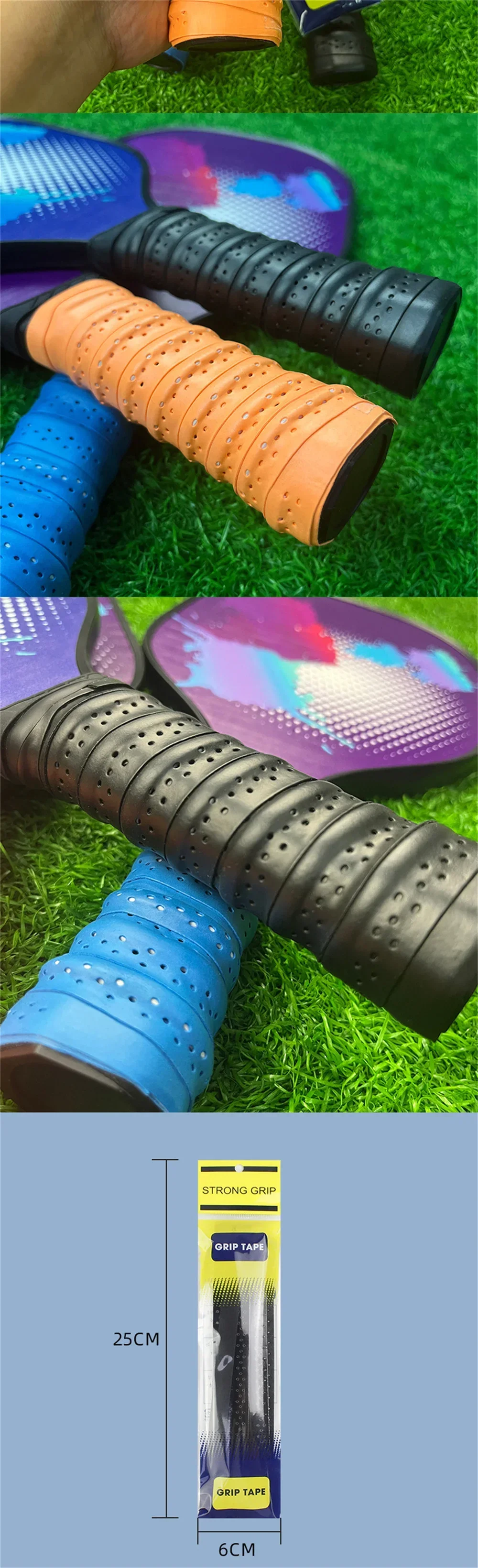 Description Picture 5 of item1Pcs Anti-slip Tennis Grip Tape Badminton Racket Overgrip Padel Tenis Racquet Over Grip Badminton Accessories Fishing Rod Squash
