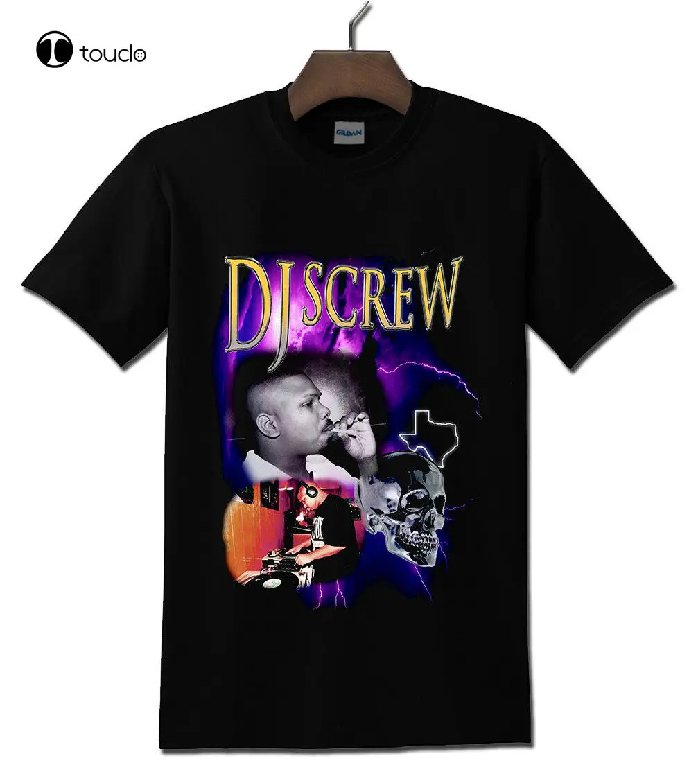 

Dj Screw Black T-Shirt Tee Shirt Custom Aldult Teen Unisex Digital Printing Fashion Funny New Xs-5Xl