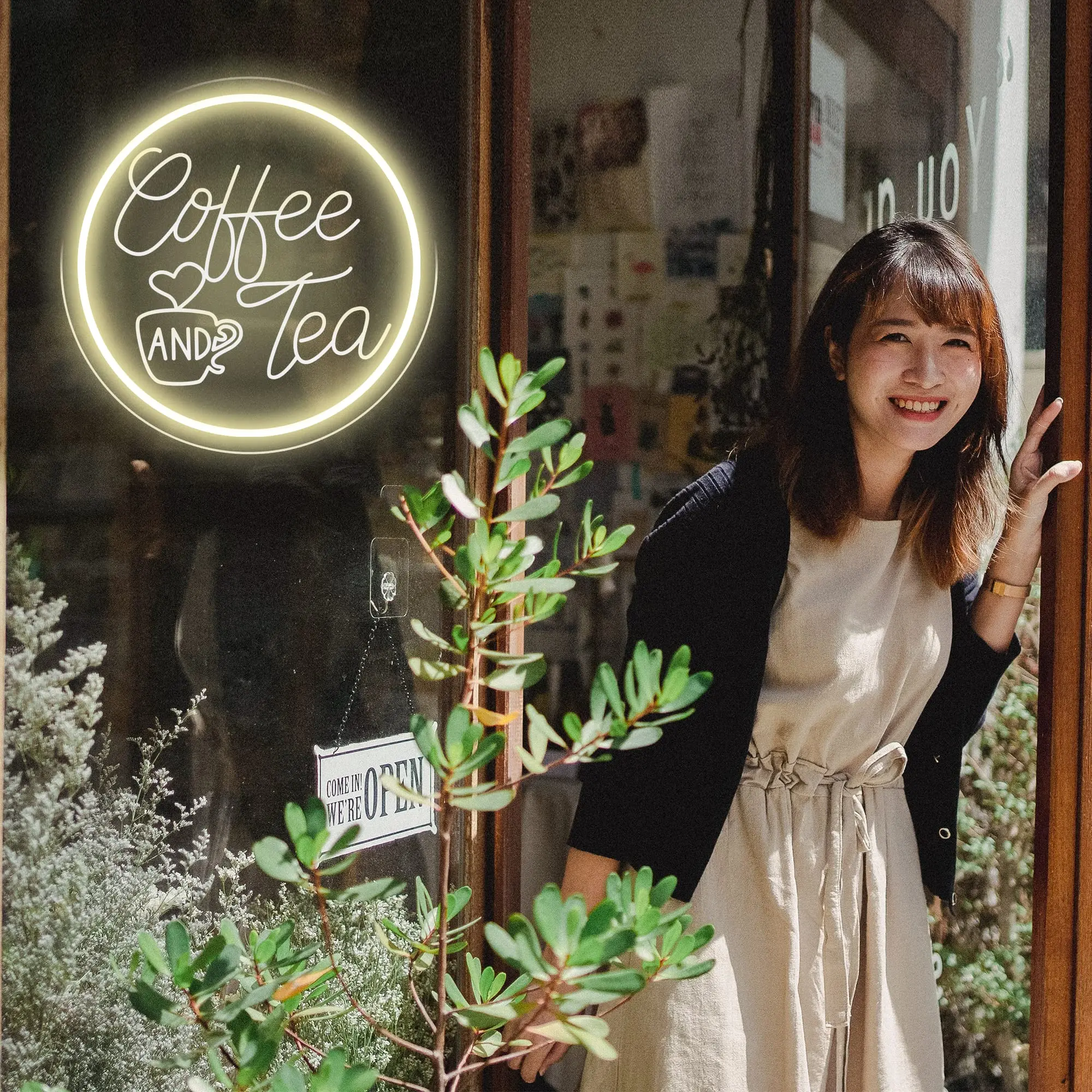 Insegna Neon LED ESPRESSO – Luce A Caffè USB Con Dimmer, Decorazione Murale Per Cucina E Bar, Regalo Per Amanti Del Caffè
