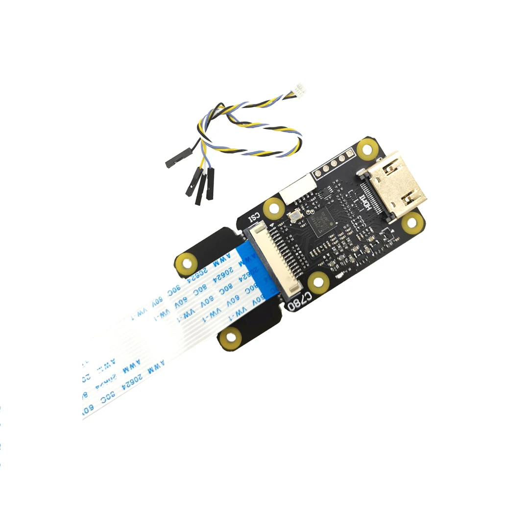 

Standard HDMI-Compatible To CSI-2 Adapter Board Input Up To 1080p60fps For Rasperry Pi 4B 3B 3B+ Zero W