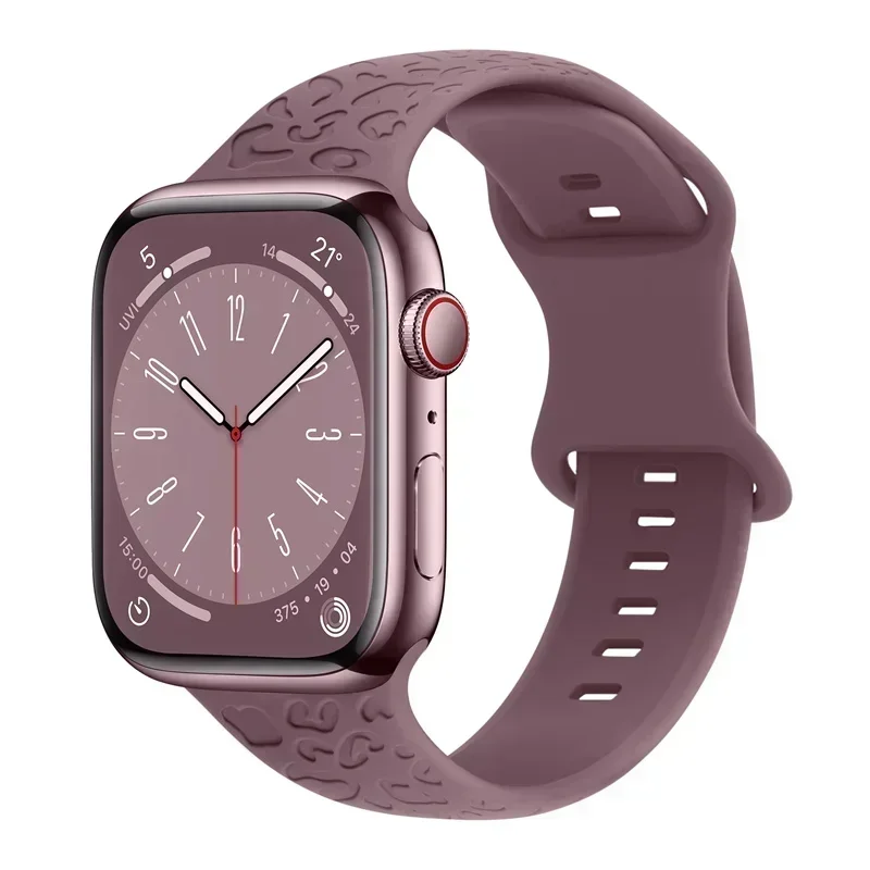 Leopard Engraved Strap