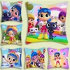 True and The Rainbow Kingdom Pillow Covers Cartoon Sofa Decorative Home Double-sided Printing Short Plush Cute Cushion Cover 1