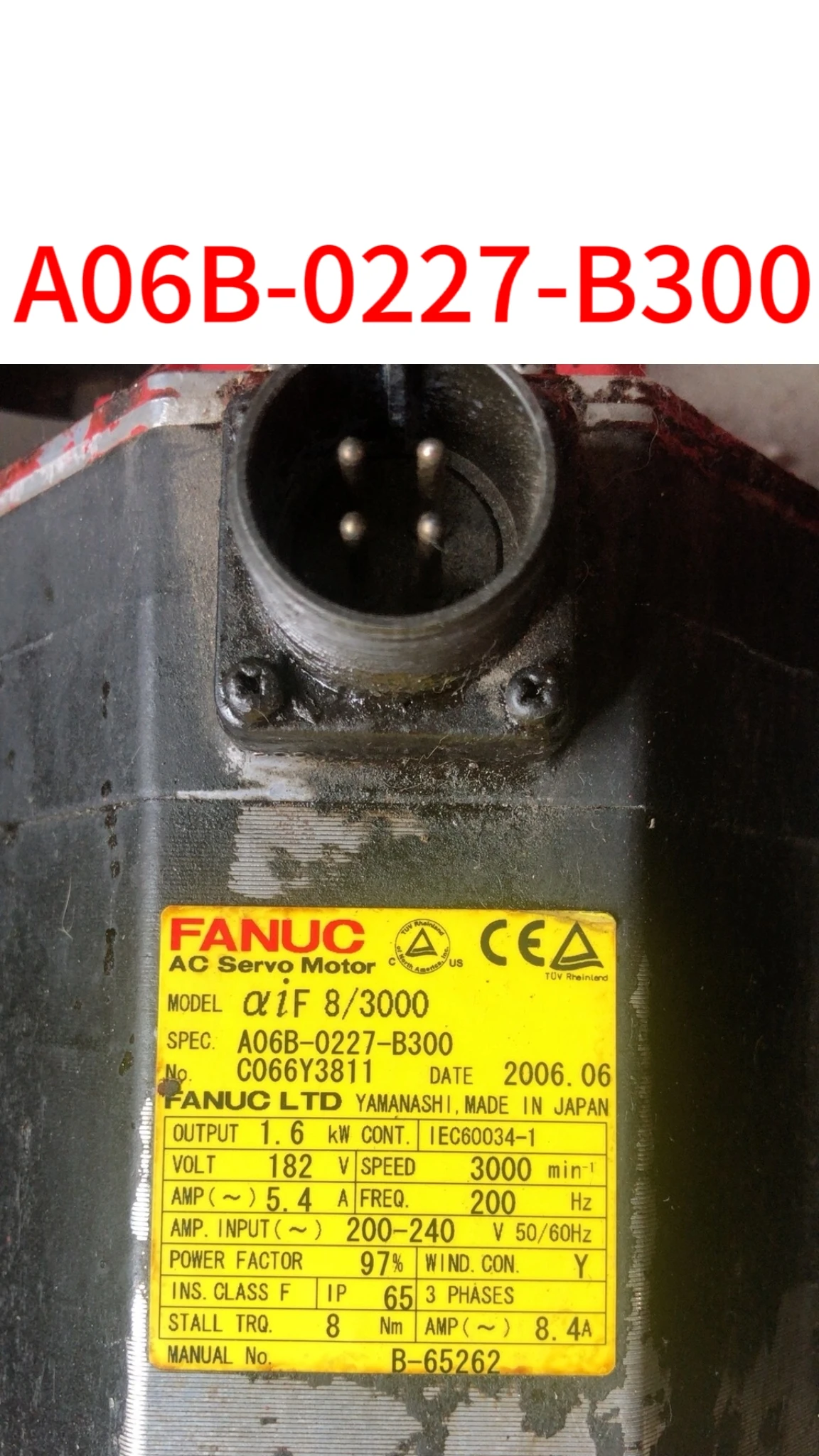 

Original A06B-0227-B300,Second-hand test ok