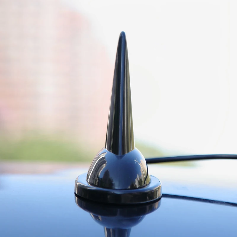 Baofeng UHF/VHF 듀얼 밴드 상어 지느러미 안테나 자동차 워키 토키 핸드 헬드 라디오 안테나 SMA-여성 BF-888S UV-5R/9R RG58 케이블