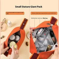 Cosmetic Bag Dustproof Zipper Handbag Simple And Convenient Ladies Toiletries Storage Tool Accessories Waterproof Travel 2