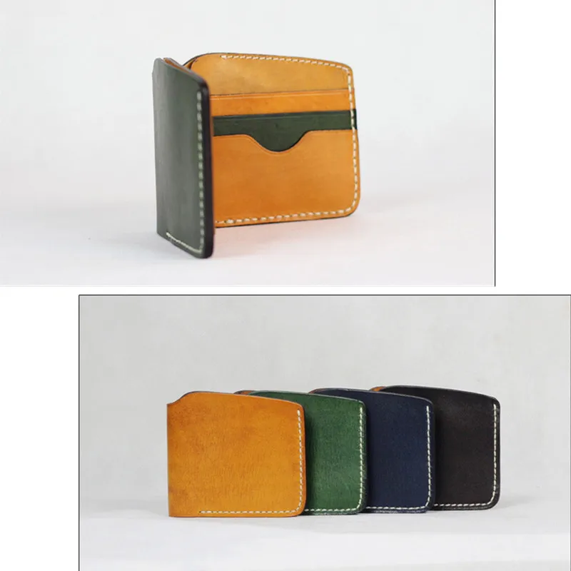 1Set DIY Handmade Short Wallet Messager Bag Leather Craft Sewing Pattern Stencils