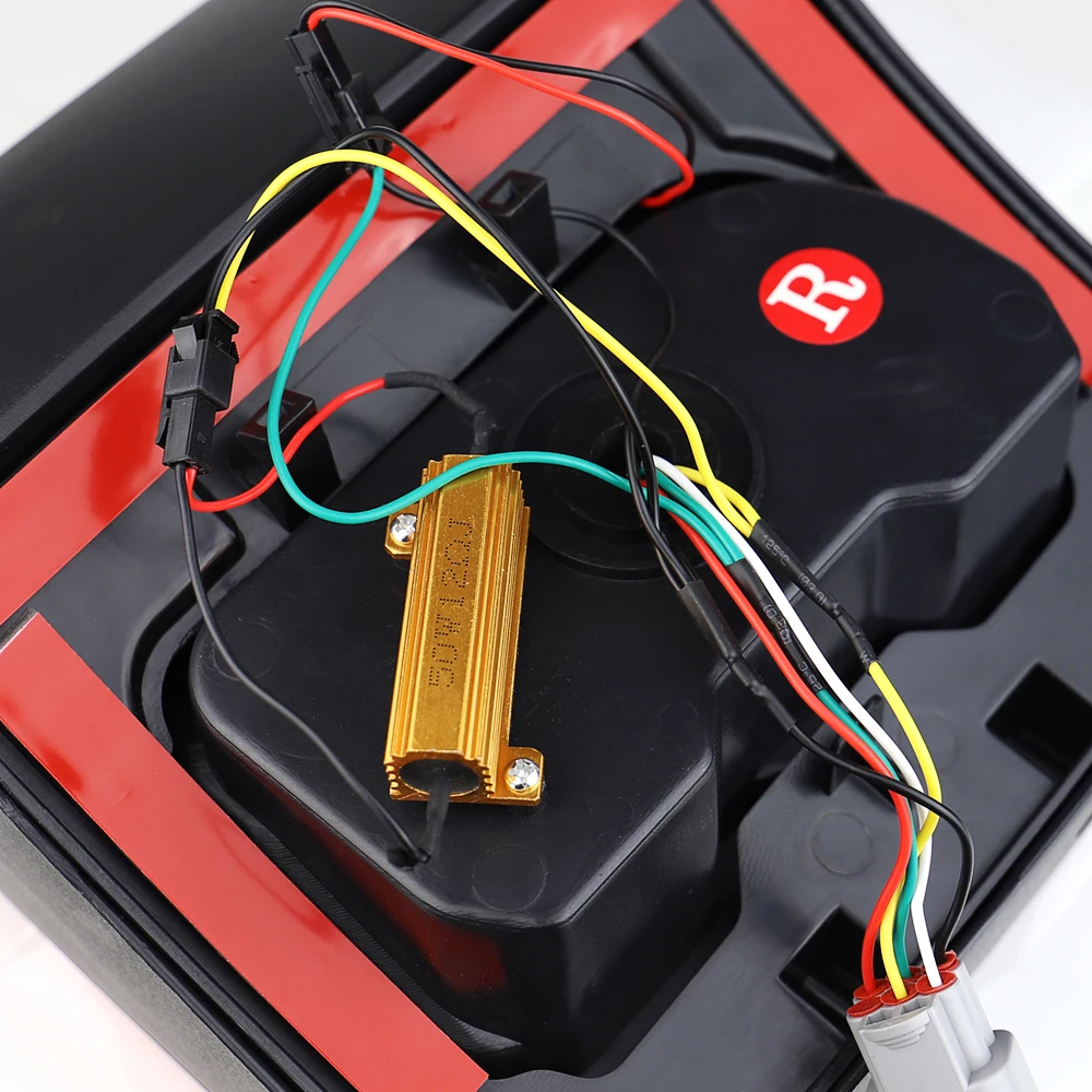 2x LED Rückleuchten Für Jeep Wrangler JK 2007-2018 Bremsleuchte Reverse Tagfahrlicht Auto Rückleuchten Montage ersatz – Detail 7