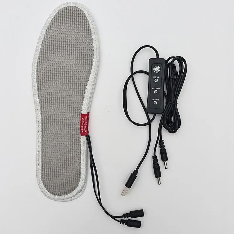 Heated Insoles 1 Pair Electric Thermal Insoles for Winter Fall Indoor Outdoor Washable Cold Weather Foot Warmers