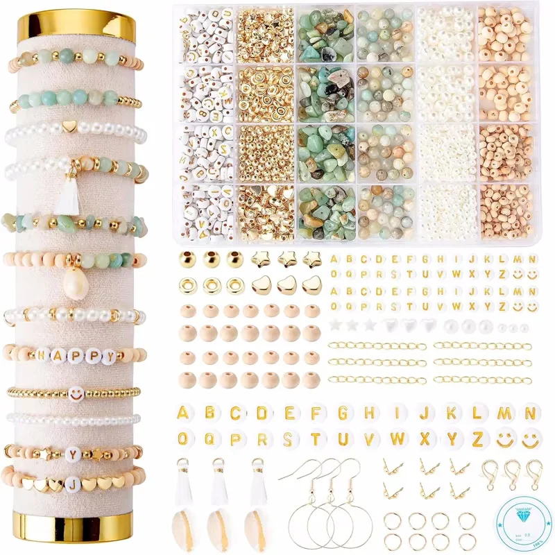 Natural Stone Bead Jewelry Making Kit