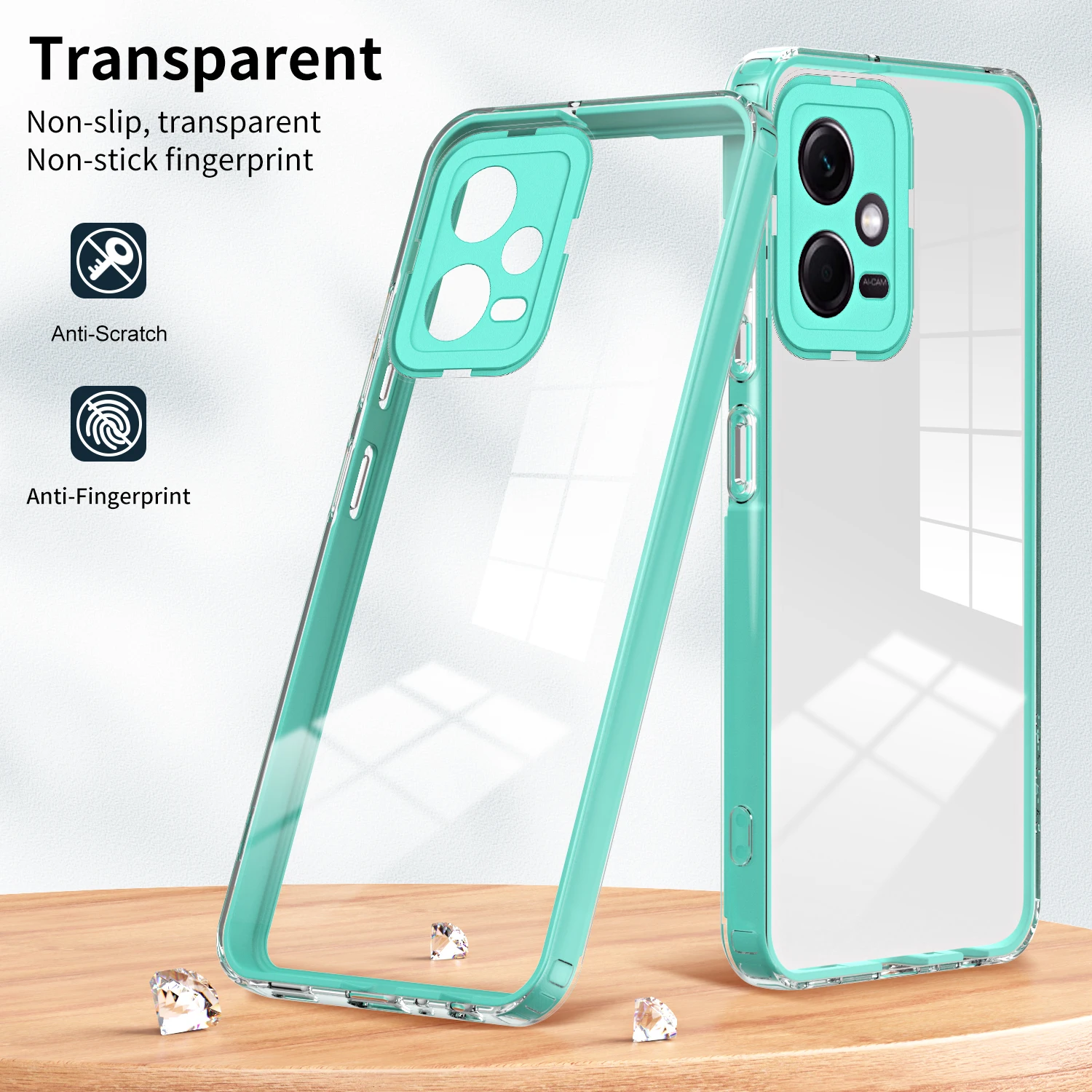 

3 IN 1 Frame Case for Xiaomi Redmi Note 12 Pro+ Plus Luxury Clear Shockproof Soft Edges Hard Phone Cover for RedmiNote12Pro+Plus