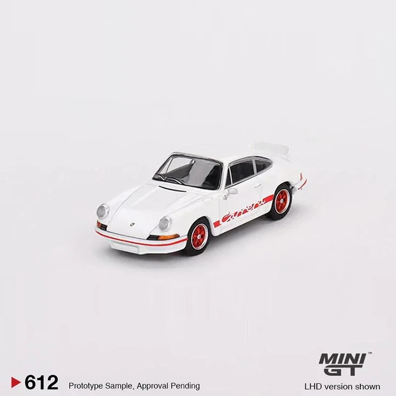 

MINI GT 1:64 модель автомобиля 911 Carrera RS 2,7 Grand Prix легкосплавный автомобиль #612 белый