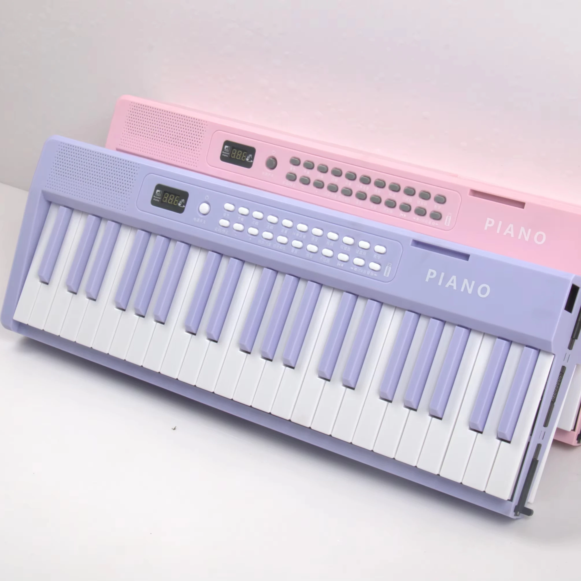 88 Keys Portable Digital Organ Piano Keyboard Durable Plastic Foldable Electronic Musical Instrument for Kids