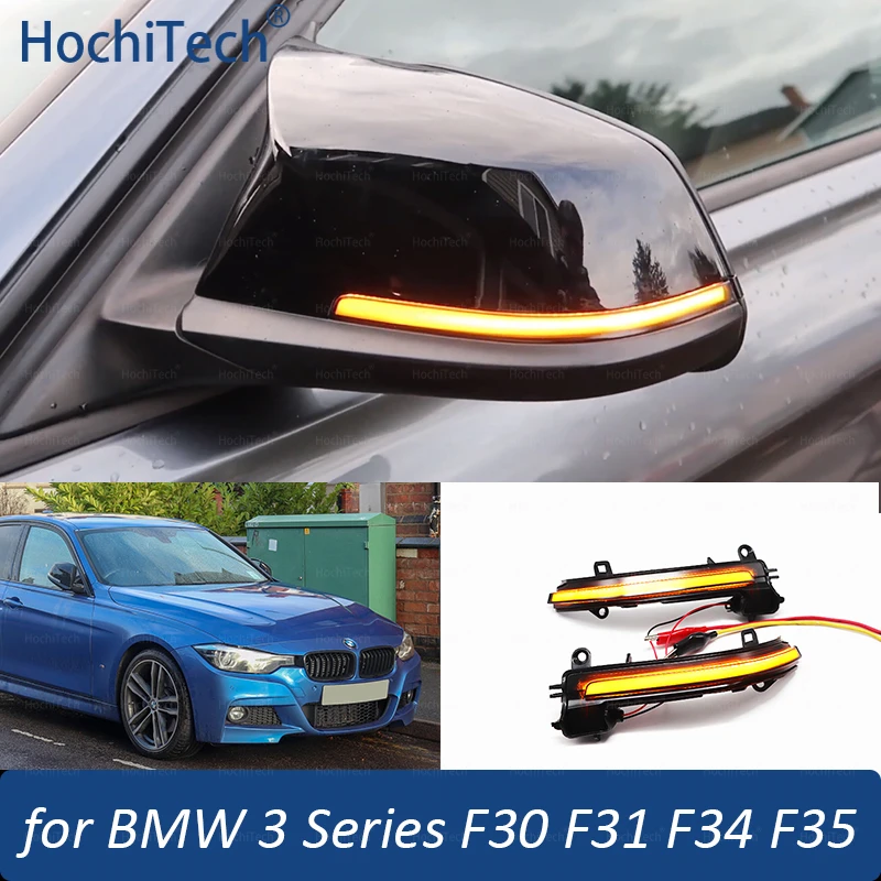 Set LED Rückleuchten Set Smoke Schwarz dynamische Blinker Funktion passt  für BMW F30 F35 Bj 13