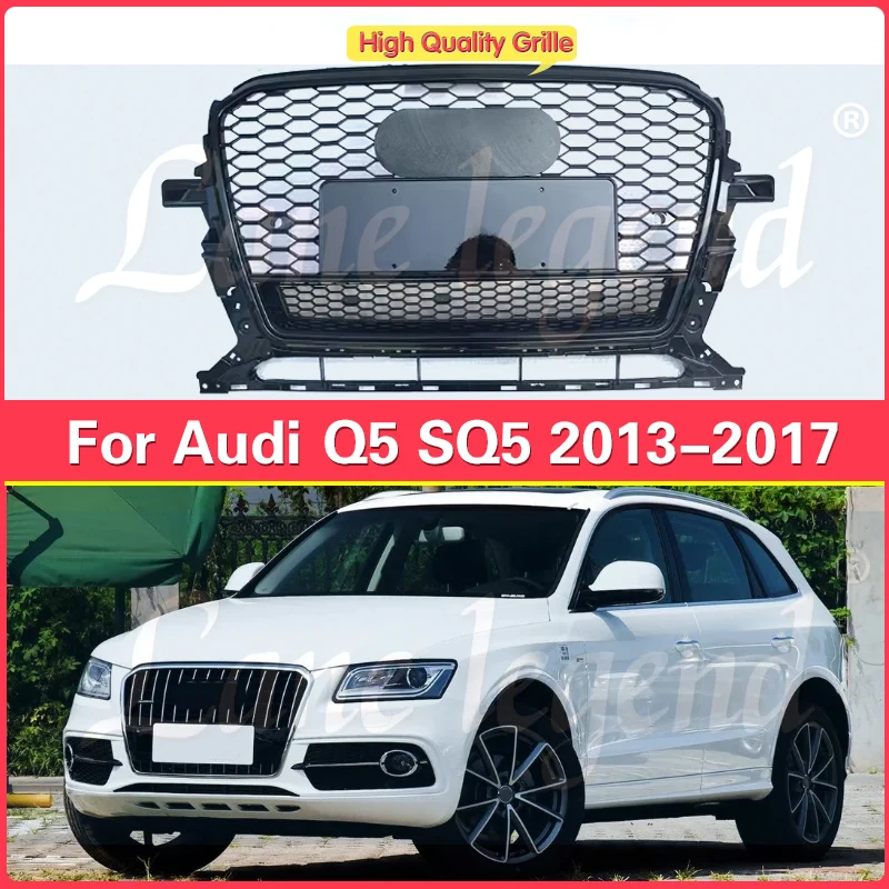 

Car Front Bumper Grill Center Grille for Audi A3/S3 8V 2017-2020(Refit for RS3 Style) for RS3 Grill Car Styling Accessories