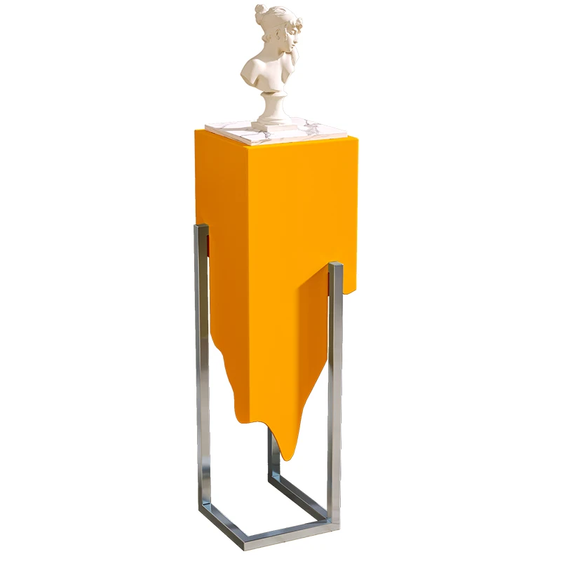 

Creative floor to ceiling decorations for medieval living rooms,artistic home decoration racks, minimalist flower tables