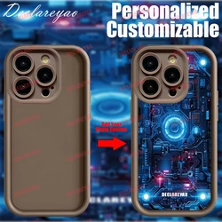Personalized DIY Custom Image Phone Case Photos - iPhone 12 Mini (Coffee)