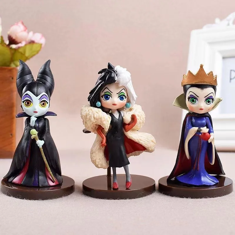 3pcs/Set Disney Q Posket Petit Villains Set Descendants 2