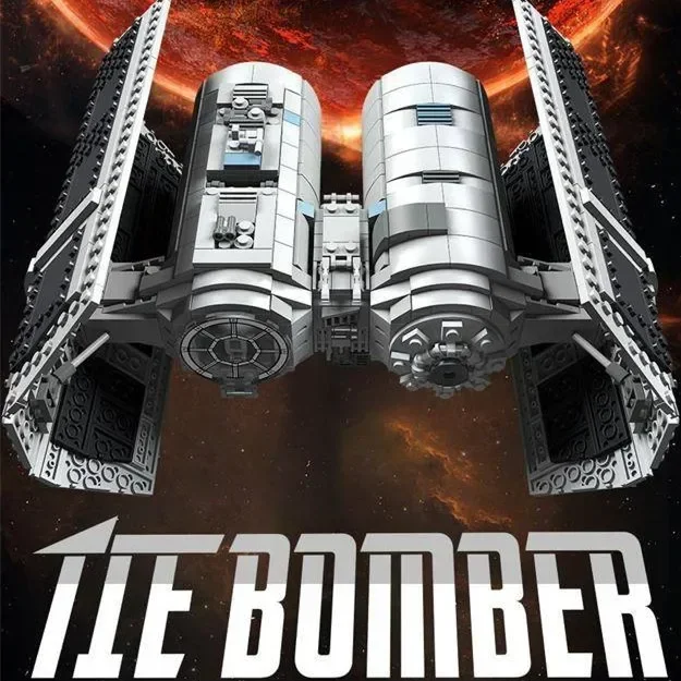 Tie Military Bomber Imperial Stars Fighters Space Wars Astronave Building Blocks Mattoni Giocattoli Per Bambini Regali Per Bambini Ragazzi Set